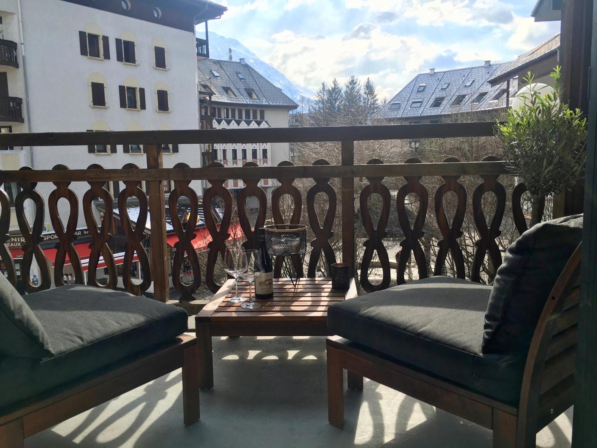 Chamonix Sud Studio With Mont Blanc Views Dış mekan fotoğraf